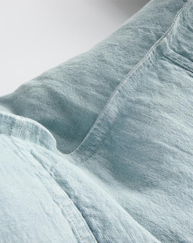 Luca Linen Cushion - Sky