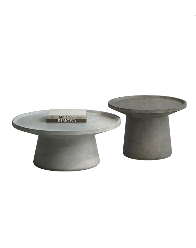Milano Pedestal Coffee Tables (Set of 2)