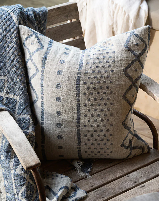 Senza Cushion - Soft Ink/Navy