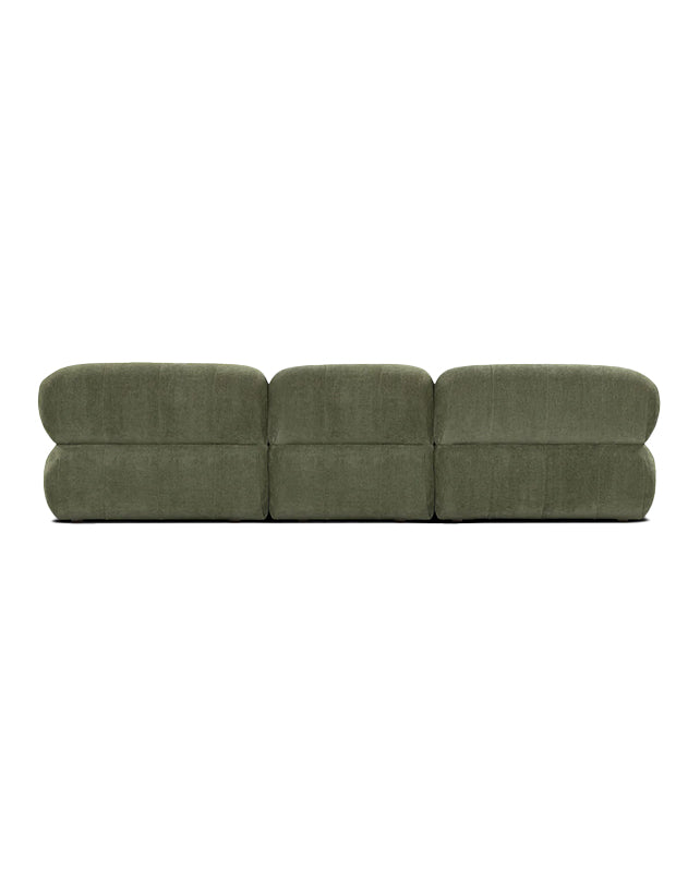 Solene 3s Sofa - Olive