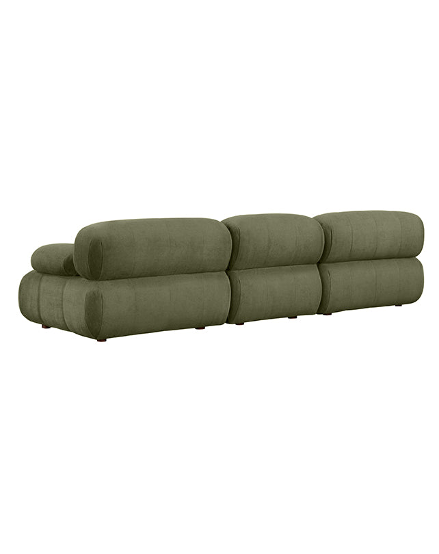 Solene 3s Sofa - Olive