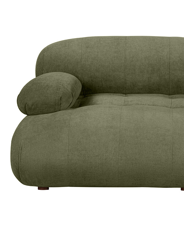 Solene 3s Sofa - Olive