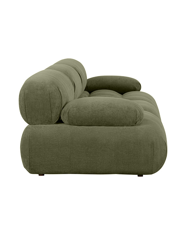 Solene 3s Sofa - Olive