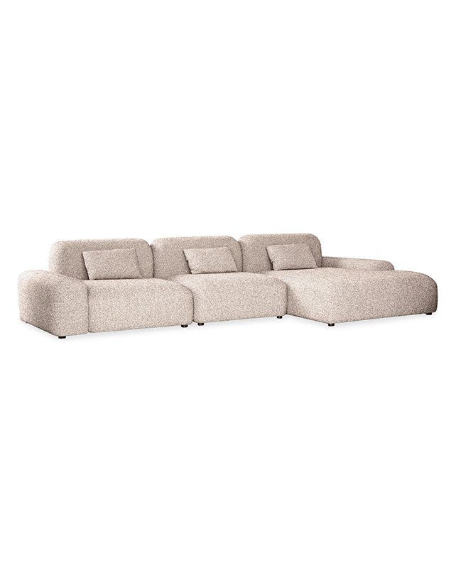 Krystal Sectional Sofa - Furniture - Republic Home