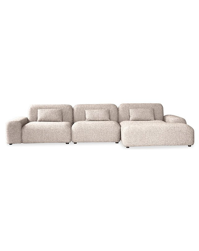 Krystal Sectional Sofa - Furniture - Republic Home