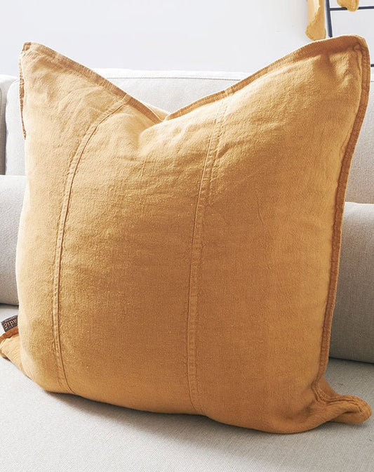 Luca Turmeric Cushion 50x50 - Cushion - Republic Home