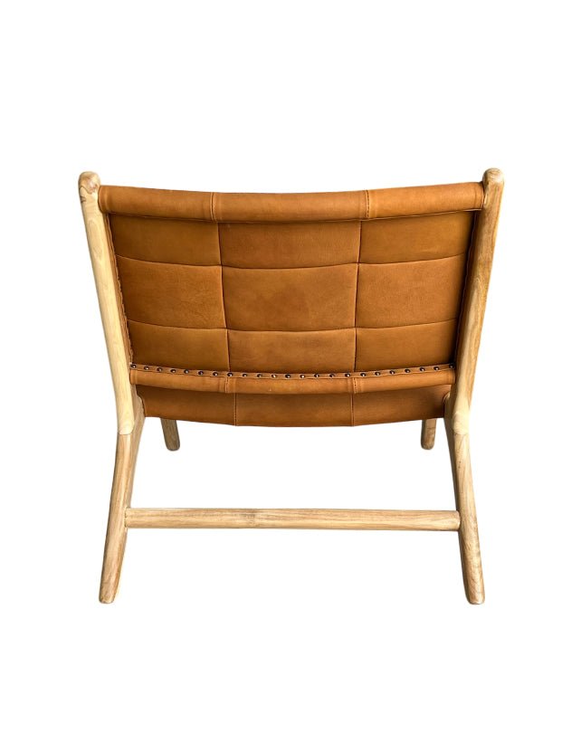 Marlboro Plush Chair (Nubuck Camel) - Furniture - Republic Home