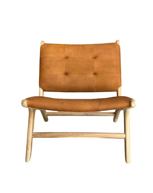 Marlboro Plush Chair (Nubuck Camel) - Furniture - Republic Home