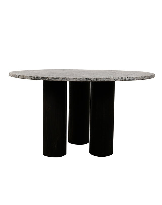 Nabu Dining Table (Alaska White) - Furniture - Republic Home