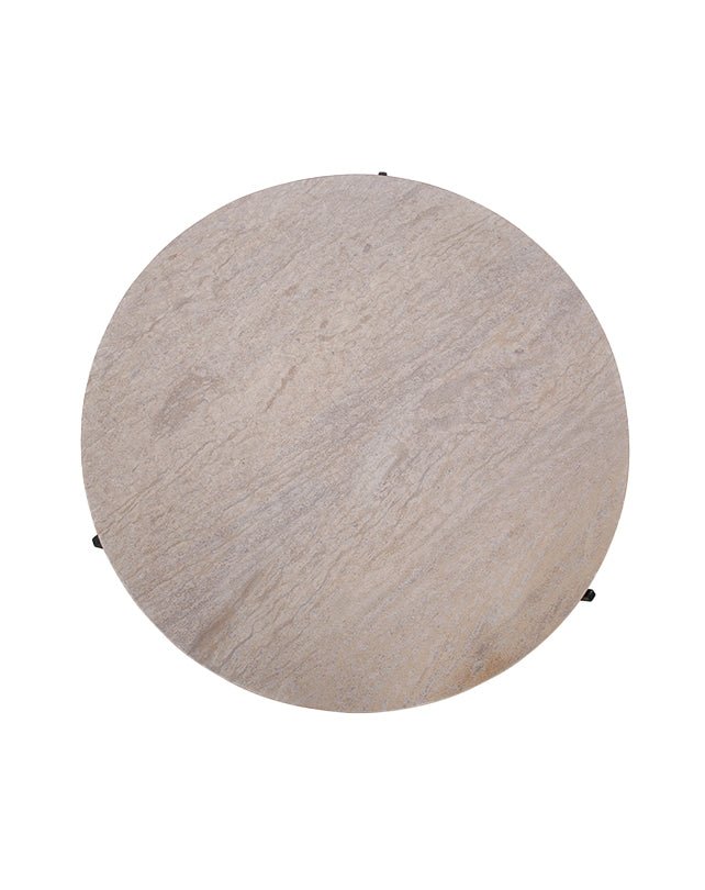 Naxos Coffee Table (Travertine) - Furniture - Republic Home