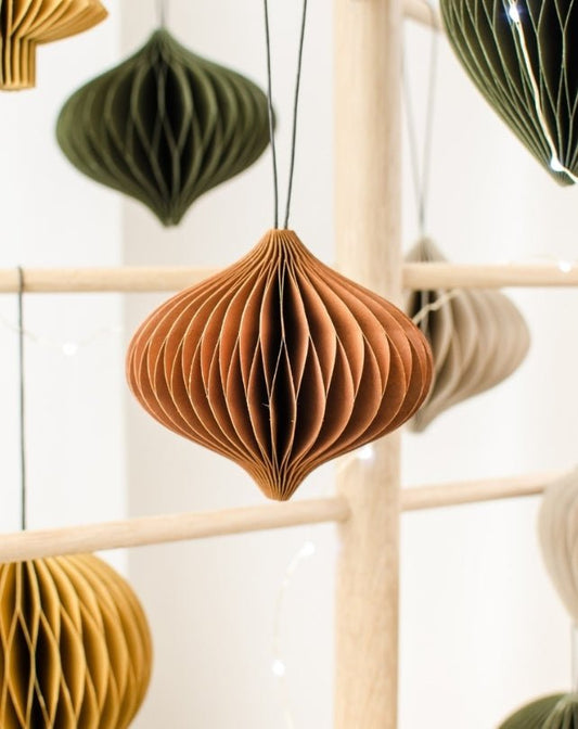 Rust Paper Jewel Ornament - Homewares - Republic Home