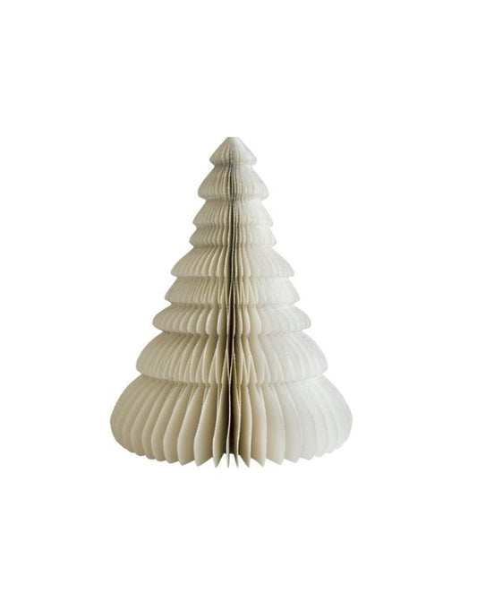 Tree Standing Off - White with Silver Glitter Edge - Homewares - Republic Home