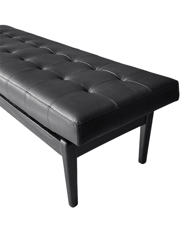 Vault Noir Bench Seat - Furniture - Republic Home