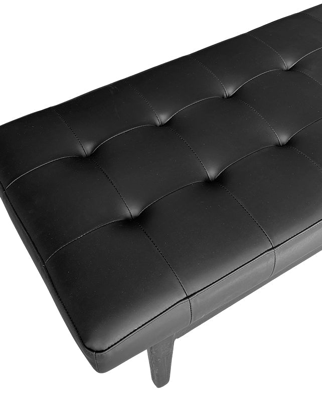 Vault Noir Bench Seat - Furniture - Republic Home