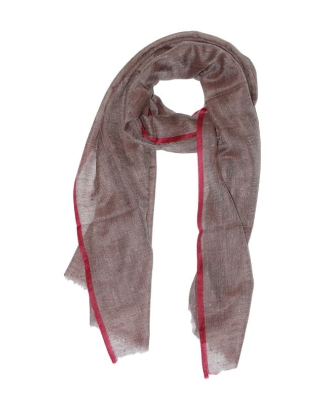 100% Cashmere scarf (brown/red) - Fashion - Republic Home