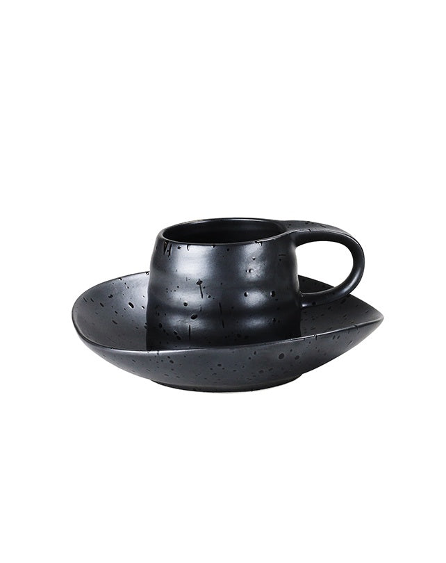 Merchant Cup & Saucer - Charcoal - Republic Home - Homewares