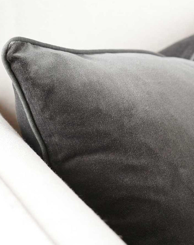 Lynette Coal Cushion 60x60