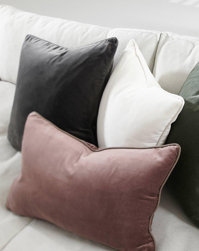 Lynette Coal Cushion 60x60