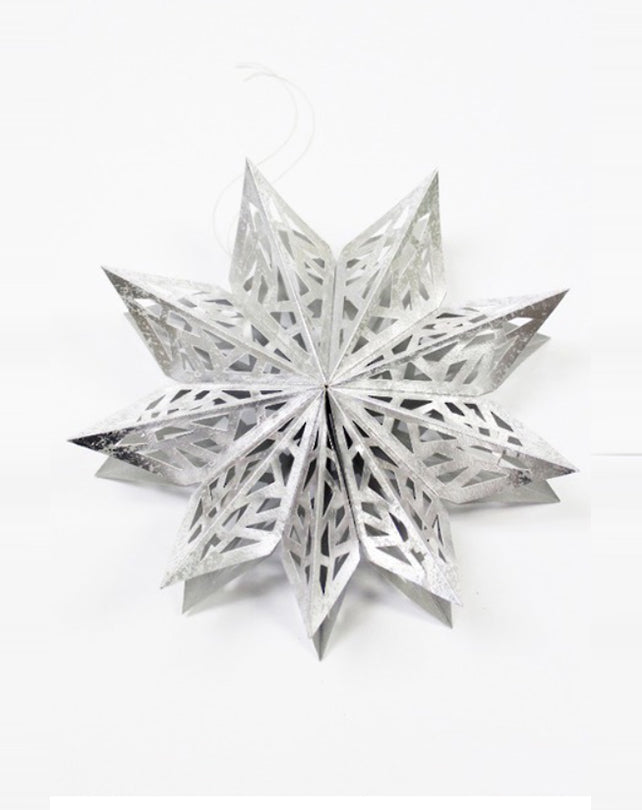 Paper Snowflake - Silver - Republic Home - Homewares