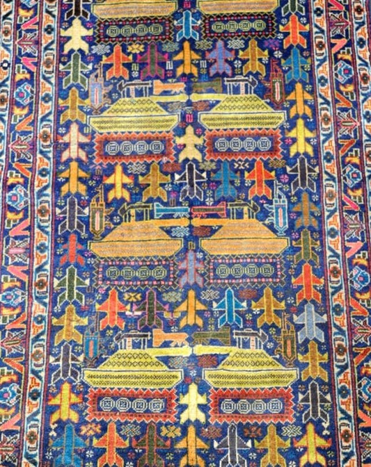Afghan Balouch War Rug 150x100cm - Rugs - Republic Home