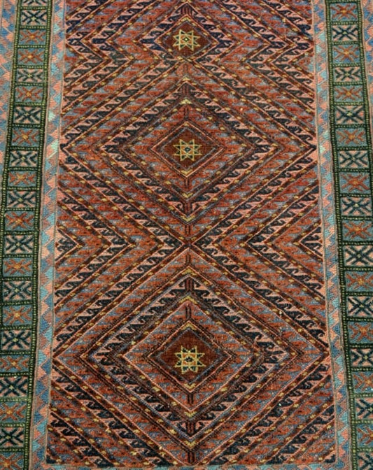 Afghan Kilim & Carpet 125x80cm - Rugs - Republic Home