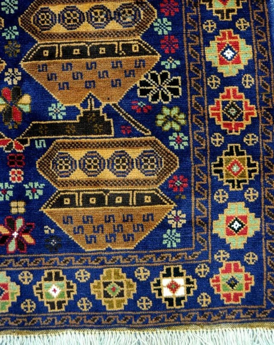 Afghan War Rug 200x112cm - Rugs - Republic Home