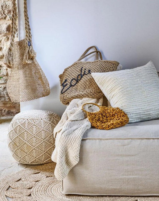 Artisan Cushion White 50x50 - Cushion - Republic Home