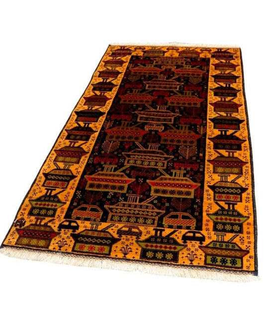 Balouch Herat Rug 260x110cm - Rugs - Republic Home
