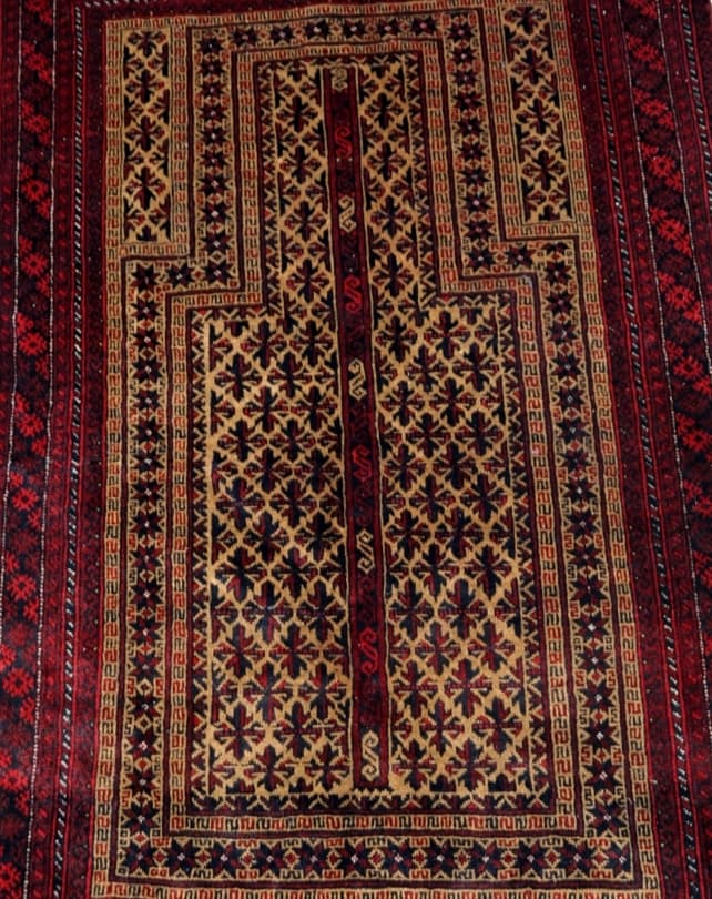 Balouch Prayer Rug 132x90cm - Rugs - Republic Home