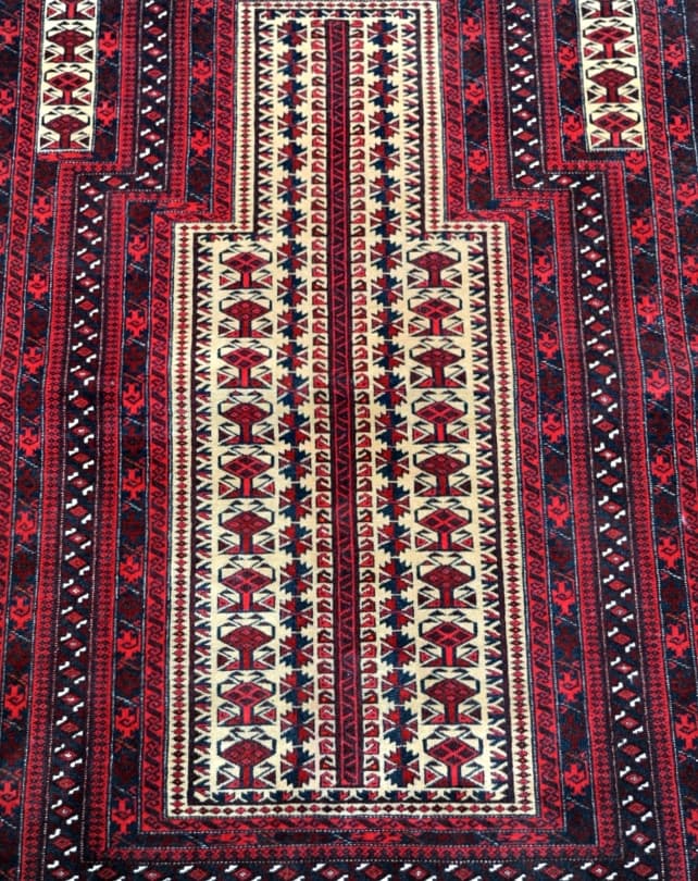Balouch Prayer Rug 135x89cm - Rugs - Republic Home