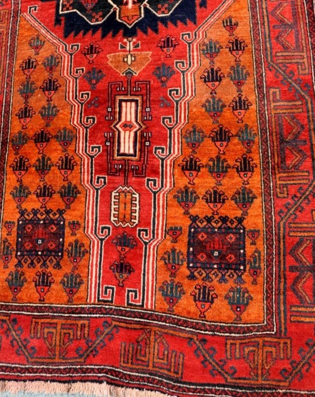 Balouch Red Medallion Rug 215x106cm - Rugs - Republic Home