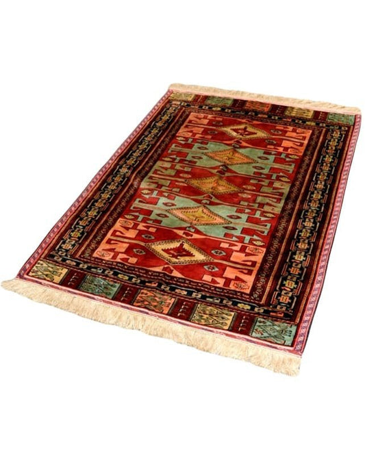 Caucasian 5 Medallion Rug 144x104cm - Rugs - Republic Home