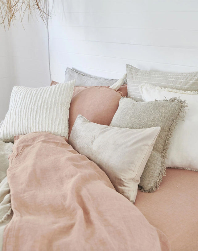 Dolce Cushion Natural/White 60x60 - Republic Home - Cushion
