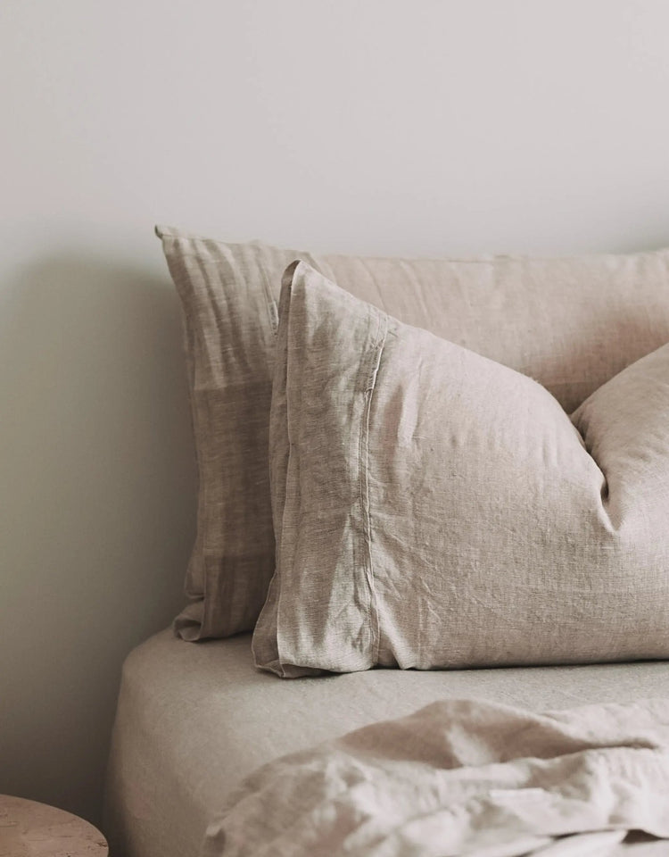 European Linen Sheet Set — Omni Natural - Bed Sheets - Republic Home