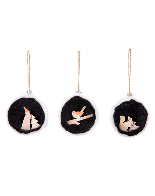 Forest Friends Hanging Felt Scenes Set of 3 - Homewares - Republic Home