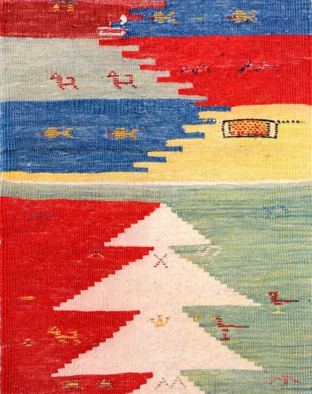 Gabbeh Kilim Mat 80x50cm - Rugs - Republic Home