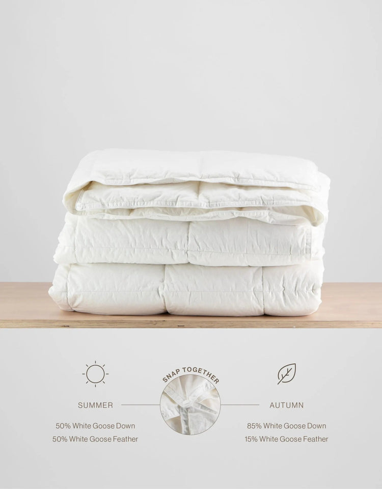 Goose Down All Season Duvet Inner - Duvet Inner - Republic Home