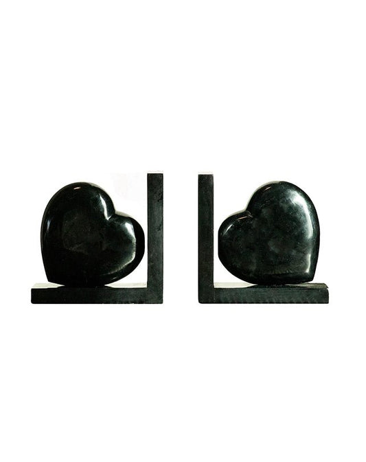 Heart Shaped Bookend Pair - Homewares - Republic Home