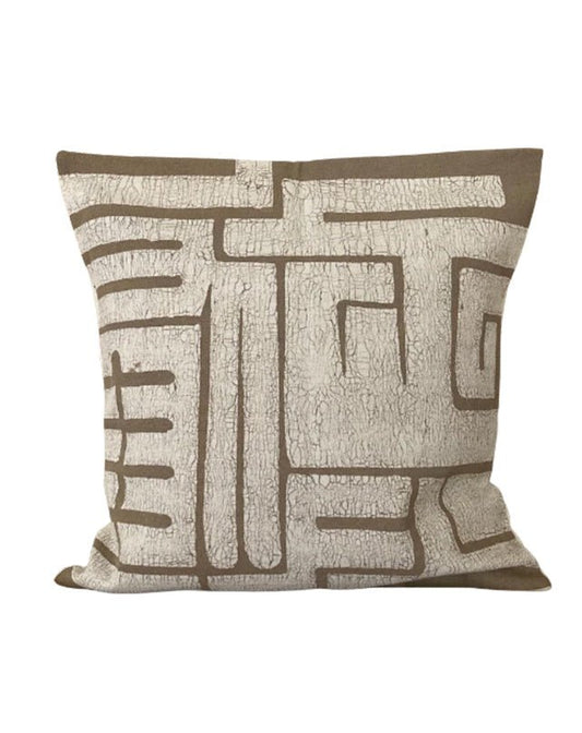 Kuba Wilderness Batik Cushion - Cushion - Republic Home