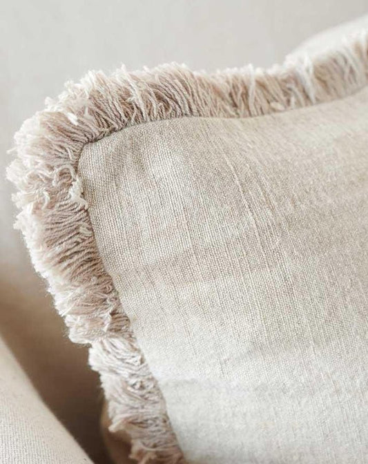 Luca Boho Natural Cushion 50x50 - Cushion - Republic Home