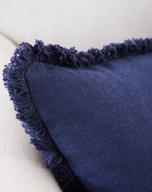 Luca Boho Navy Cushion 60x60 - Cushion - Republic Home