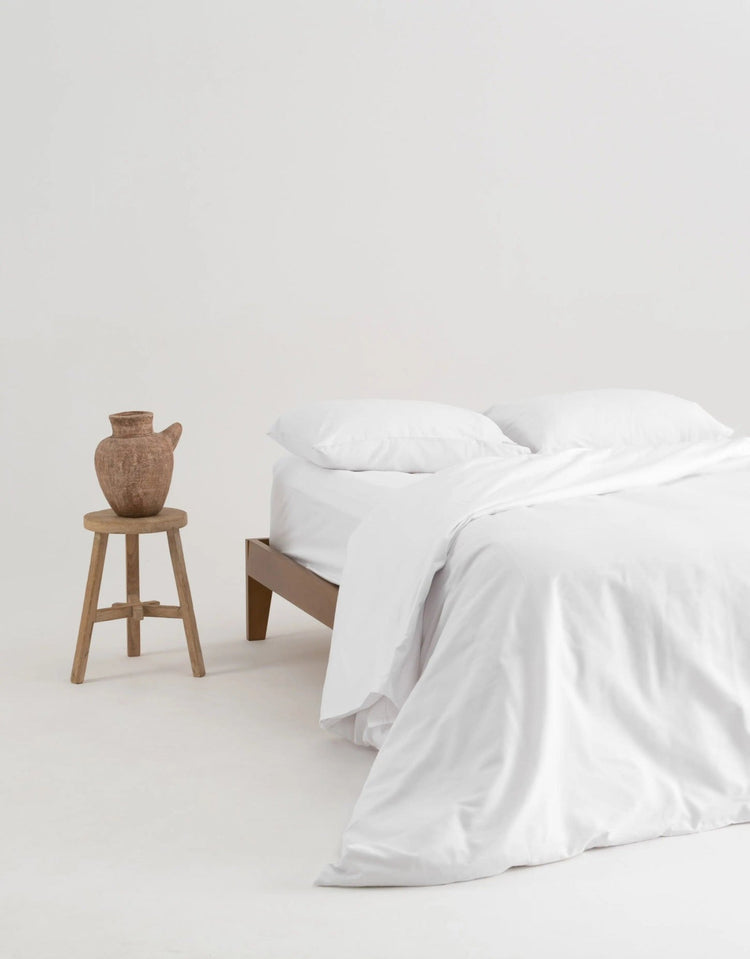 Organic Cotton Duvet Cover Set — White - Duvet Cover - Republic Home