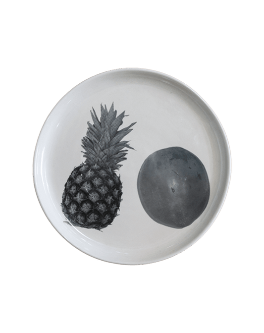 Pineapple & Peach Plate - Homewares - Republic Home
