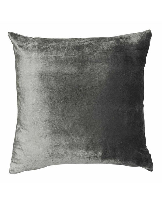 Precious Velvet Cushion 60x60 - Metallic Pewter - Cushion - Republic Home