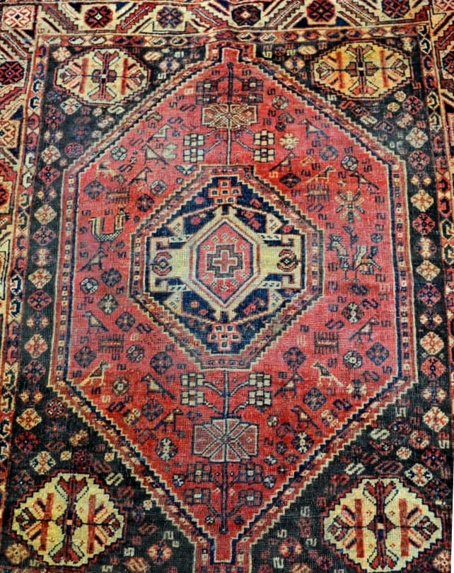 Vintage Qashqai Rug 150x120cm - Rugs - Republic Home