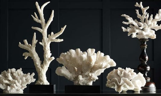 Introducing the essence of responsible luxury: Sustainably harvested coral from the Great Barrier Reef. - Republic Home
