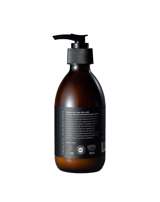 NATURAL HAND & BODY CREAM - Bergamot, Ginger & Vetiver - 250ml