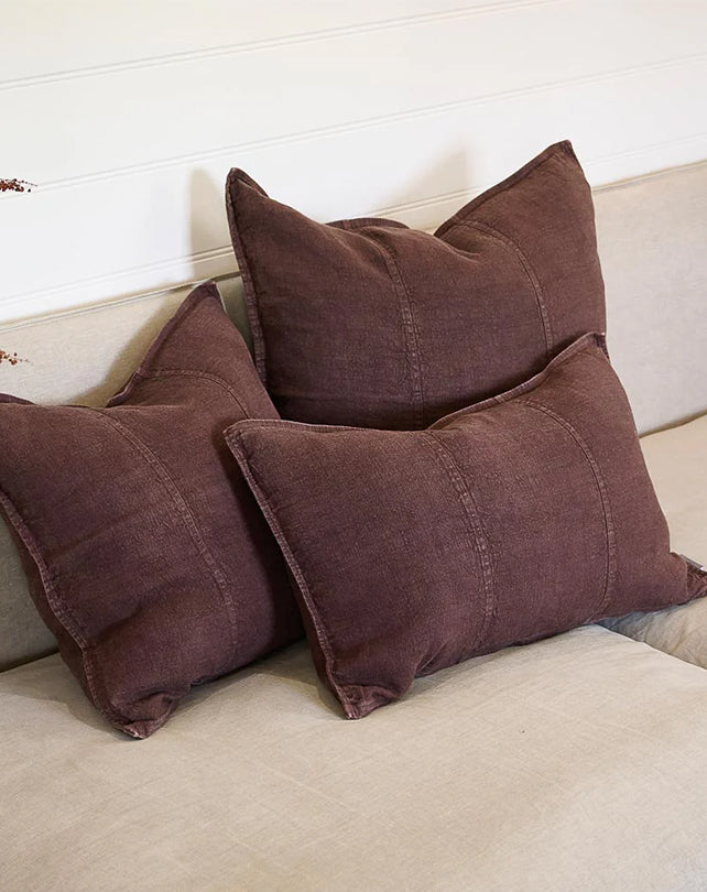 Luca Chocolate Cushion 40x60