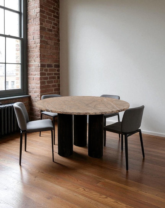 Nabu Dining Table (Forest Brown)