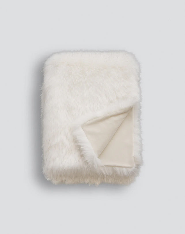 Faux Fur Throw - Norwegian Fox 150x180